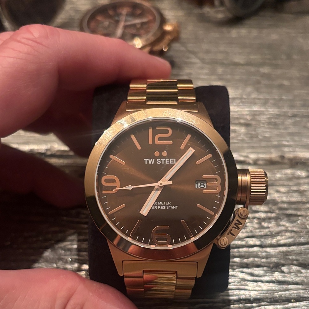 TW Steel Bronze-Toned Watch
